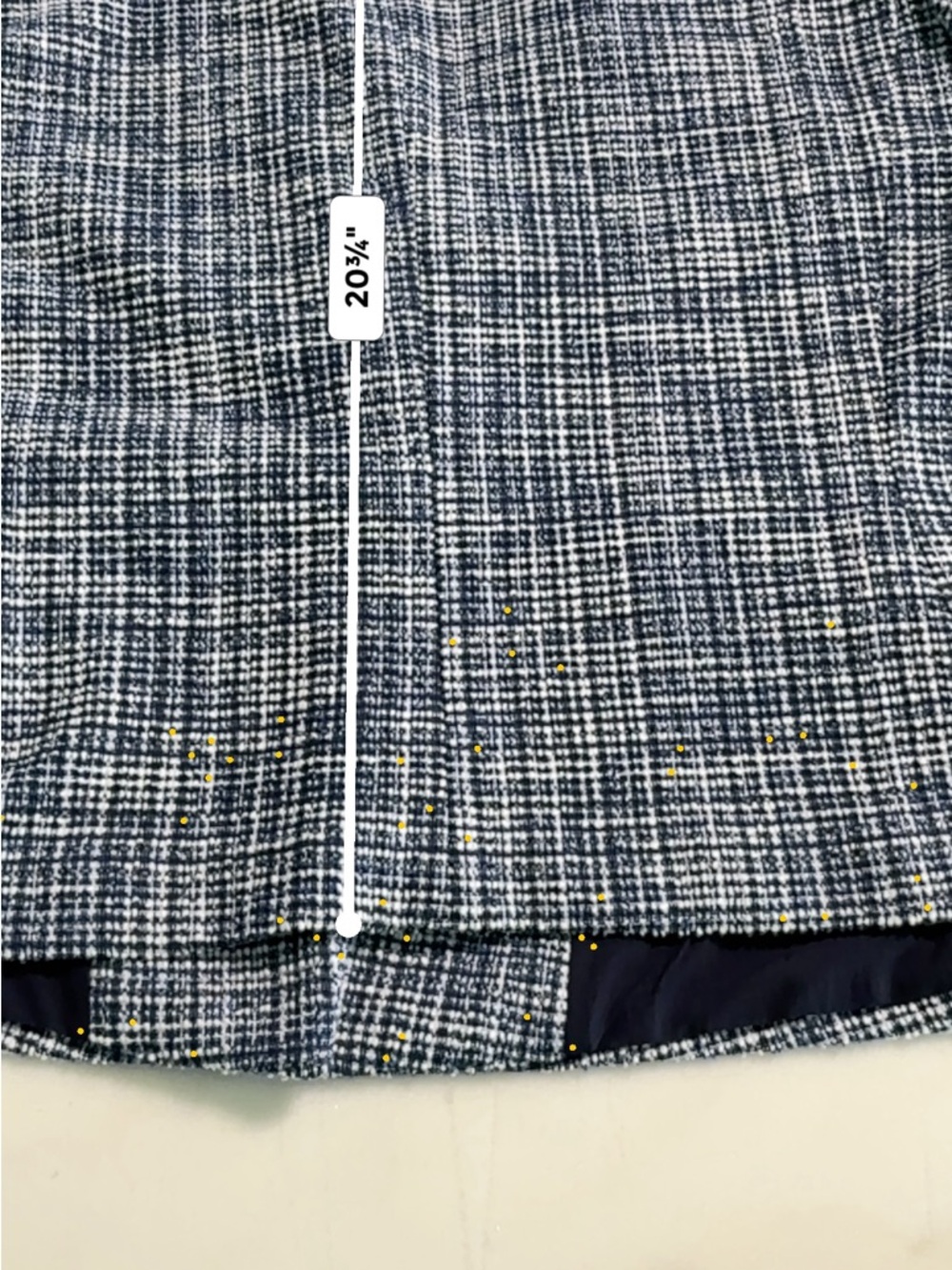 Lane Bryant Tweed Blazer NWT – Blue Textured Jacket Size 22 - Picture 8 of 10